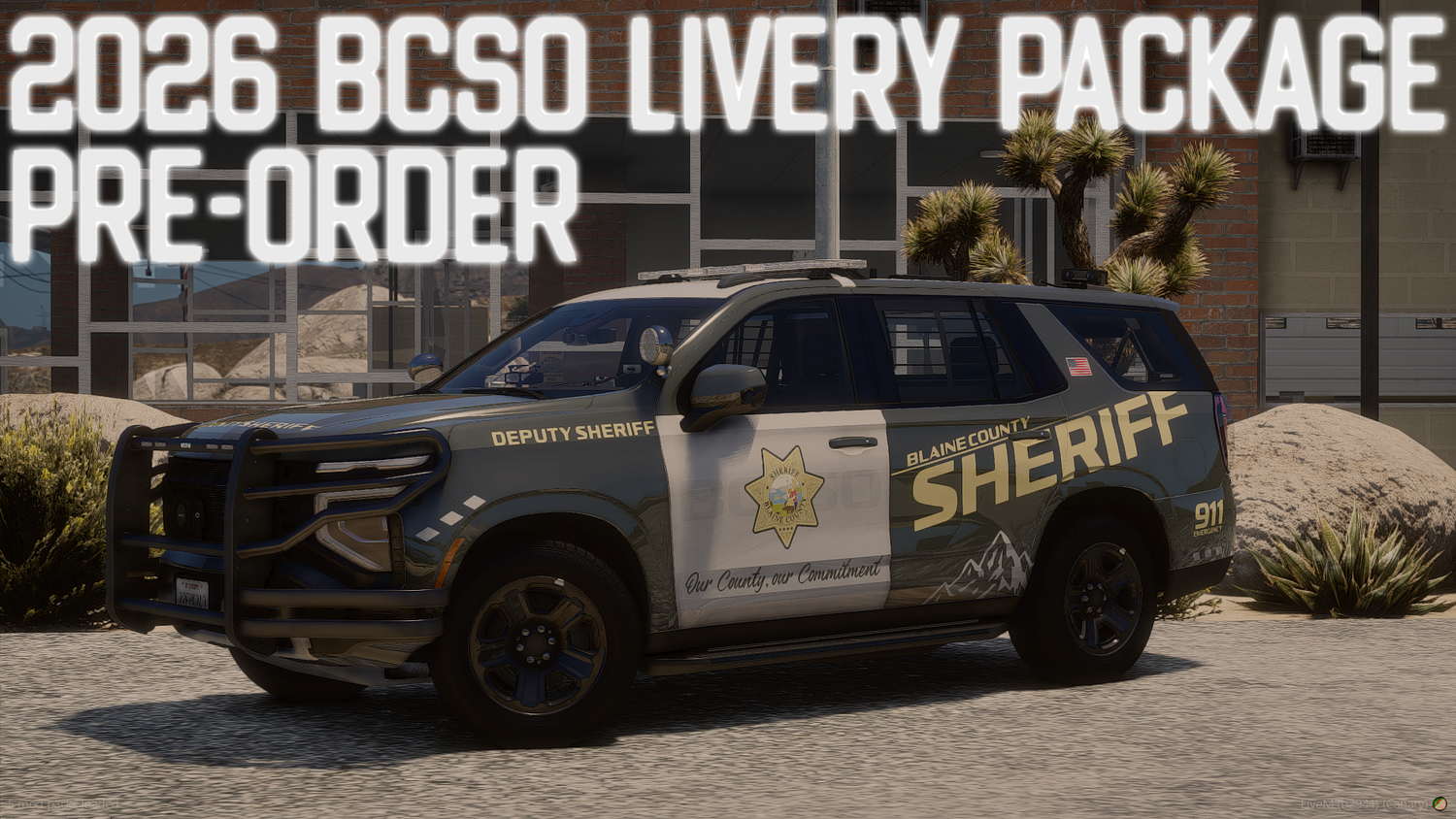 2026 BCSO Livery Package - Pre-Order