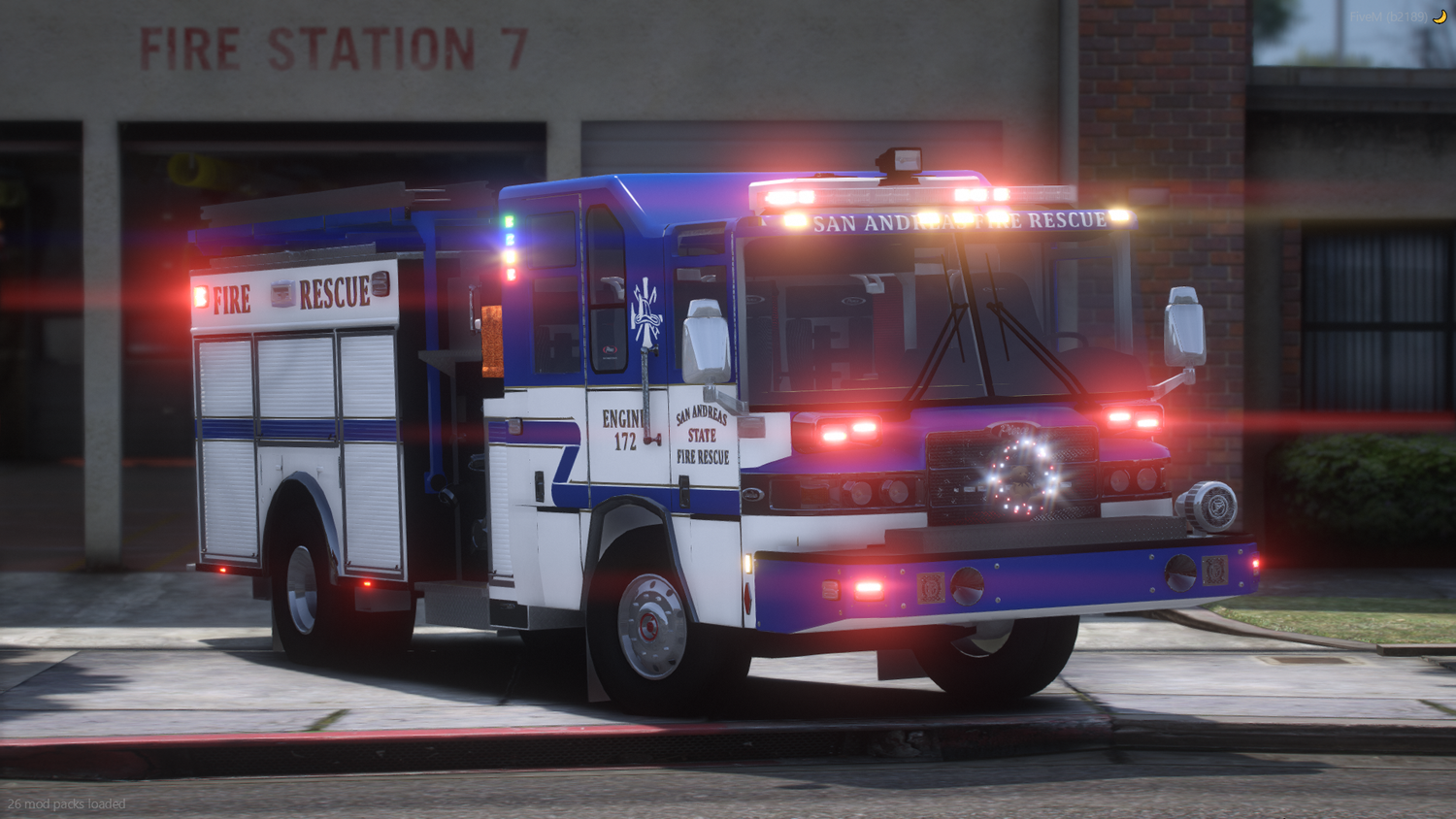 Generic 2020 Fire Truck Package