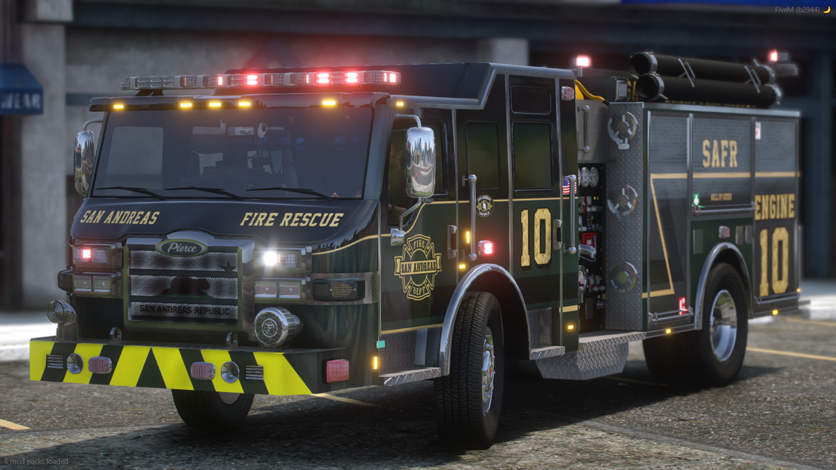 Fivem Fire SAFR Livery Package GREEN EDITION – JA Designs FiveM