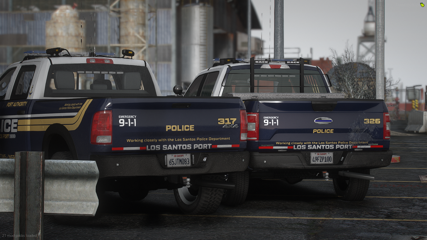 Los Santos Port Police Livery Mega Package