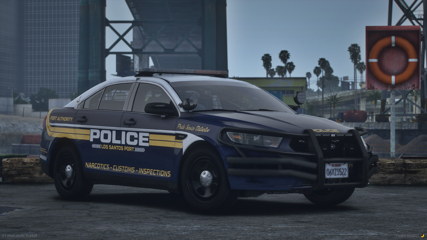 Los Santos Port Police Livery Mega Package