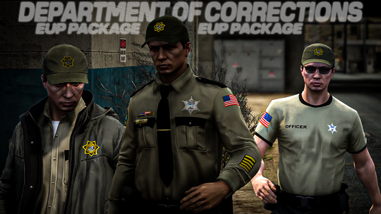 Department of Corrections EUP Package – JA Designs FiveM
