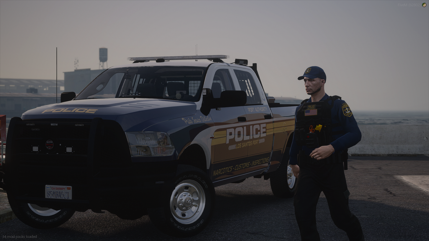 Los Santos Port Police Livery Mega Package