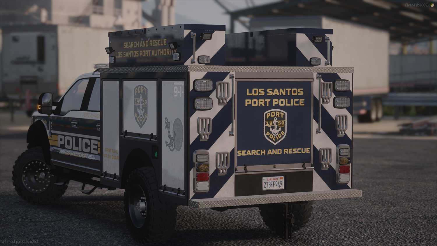 Los Santos Port Police Livery Mega Package