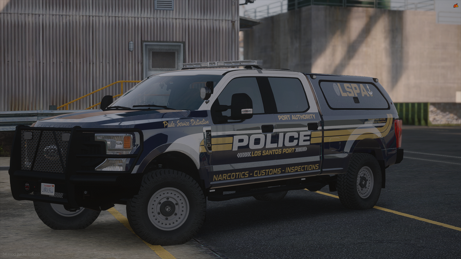 Los Santos Port Police Livery Mega Package