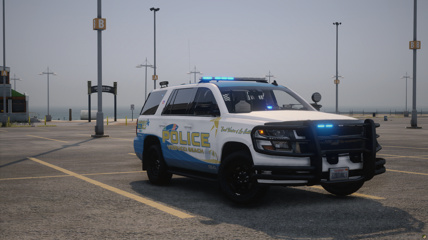 Vespucci Beach Police Livery Package