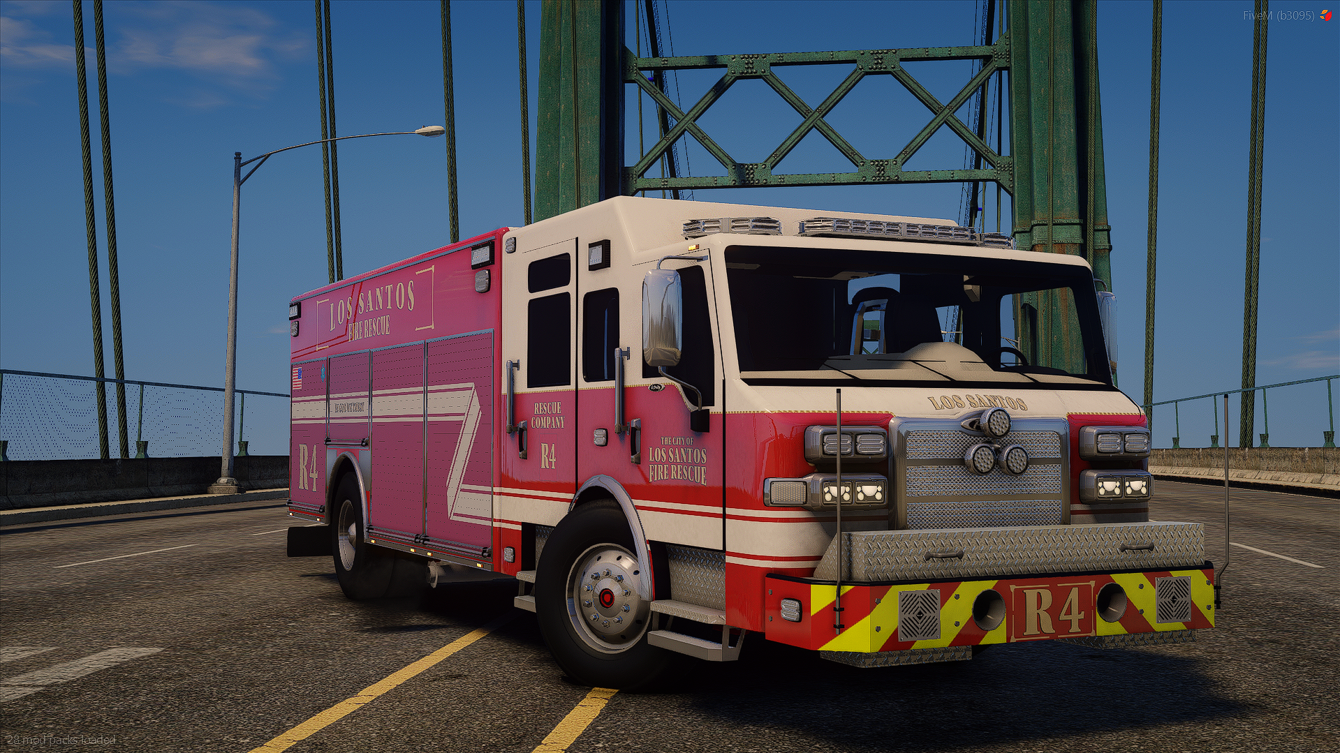 Velocity Single Axle Rescue Fire Truck [ULC] – JA Designs FiveM