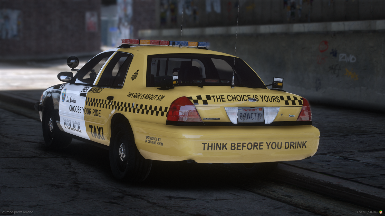 Police-Taxi Livery Package