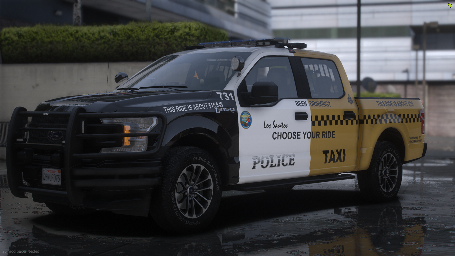 Police-Taxi Livery Package